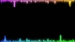 Audio player template | visualizer black screen video | music player icon