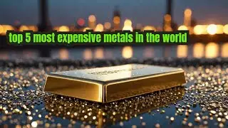 Top 5 Most Expensive Metals in the World  | Rarest and Most Valuable Elements on Earth