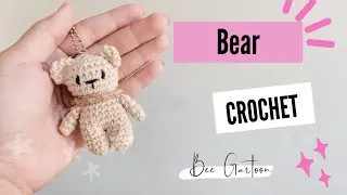 Bear crochet : สอนถักตุ๊กตาหมี (sub Eng) ถักตุ๊กตาหมีง่ายๆ
