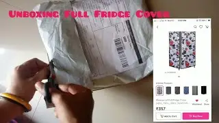 Fridge Cover Unboxing From Meesho