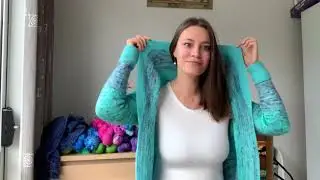 Strawberry Patches FO: Comfort Fade Cardi by Andrea Mowry