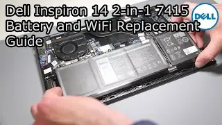 Руководство по замене аккумулятора и карты Wi-Fi для Dell Inspiron 14 2-в-1 7415