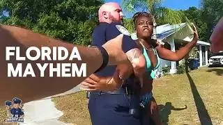 Ветеран полиции и женщина из Флориды взрываются &mdash; EJV BODYCAM