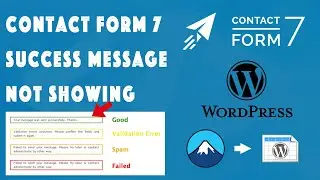 Contact Form 7 -  Success message is not showing | Wordpress