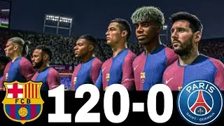 RONALDO MESSI NEYMAR & MBAPPE ALL STARS PLAYING TOGETHER | BARCELONA VS PSG