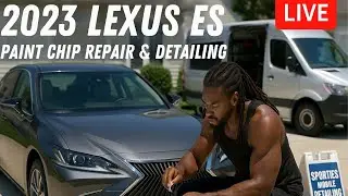 2023 Lexus ES Paint Chip Repair & Full Detailing | Sporties Mobile Detailing LIVE