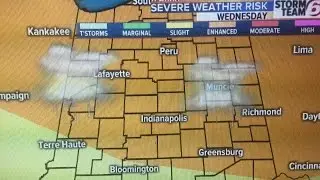 Slight risk of severe storms on this first day of summer