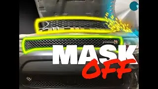 HOW TO: Take off front bumper + Swap upper grill on my Dodge Charger Scat Pack