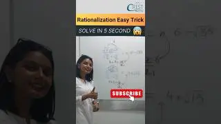 Rationalization Trick | Maths Trick #shorts #learnmathstricks #youtubeshorts #maths #crestolympiads