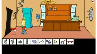 Tutorial-bart simpson saw game