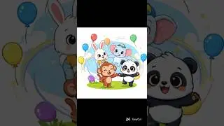Rainbow Music Playground 🌈🎶 | Fun Kids Cartoon Songs | Cute Animal Friends