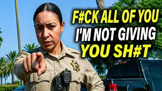 Compton Officers Draw Their Weapons and Instantly Get Shut Down! Wild Audit Encounter
