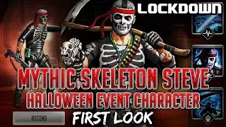 TWD RTS: Mythic Skeleton Steve, Halloween Event Character! The Walking Dead: Road to Survival F2P
