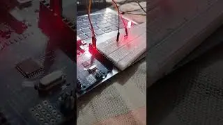 Ardunio basic project led blinking 😃 #arduino #iot #ledblinking #beginners #easy #coding #shorts
