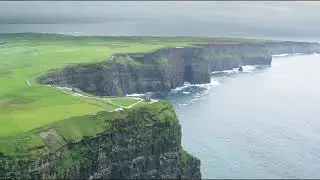 Green Earth   Grass Covered Cliff