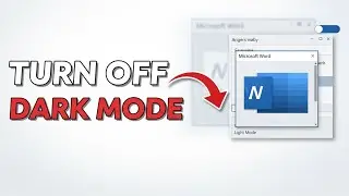 How To Turn Off Dark Mode On Microsoft Word?
