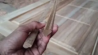 cara cepat membuat lis timbul pintu rumah,hasil rapih _ woodworking techniques