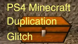 PS4 Minecraft: Fast Duplication Glitch - Chest method (v1.13)