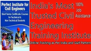 India's Most Trusted Civil Engineering Training Institute - Perfect Institute for Civil Engineer