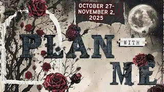 Plan with Me - Gothic Rose Garden🌹🐦&zwj;⬛
