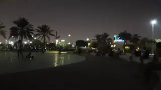 Kuwait Salmiya beach night / sea light  2020