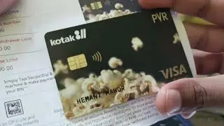 Kotak Mahindra Bank PVR Debit Card Unboxing & Honest Review 😯🔥 #kotak811 #atmcard #unboxing