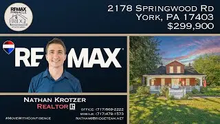 FOR SALE: 2178 Springwood Rd, York, PA 17403 $299,900