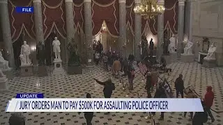 Man must pay $500K for assaulting officer who killed himself after Capitol riot