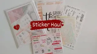 Sticker Haul | ft. Jessica Hearts, Simply Beautiful Plans, Bubba Bear Studios & Nicole Hutch Designs