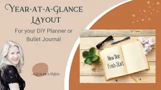 Year At A Glance Layout Idea for your DIY Planner or Bullet Journal