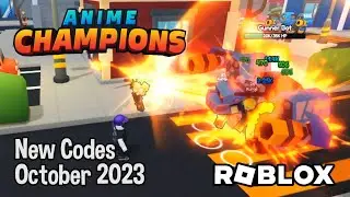 Roblox Anime Champions Simulator New Codes October 2023