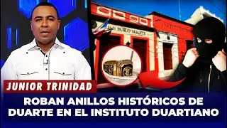 Junior Trinidad explica lo ocurrido con el robo del anillo de Duarte | El Garrote
