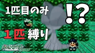 【初見歓迎】1匹目のポケモンだけでクリアするエメラルド #ポケットモンスターエメラルド