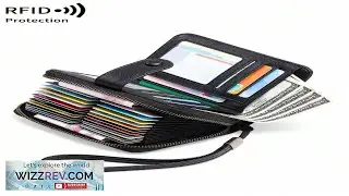 MIYIN RFID Blocking Short Wallet Large Capacity Vintage Coin With Zipper