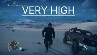 Mad Max Game - 2015 At Different Graphic Settings (Low To Maximum) 