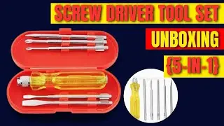 UNBOXING  - GIZMO Screw Driver Tool Set Kit,