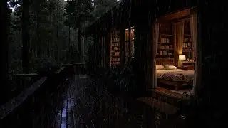 Rain Sounds for Sleep - 99% Of People Fall Asleep Instantly With Rain On Window At Night
