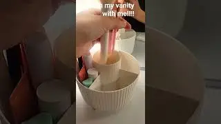 clean my vanity with me! # asmr # pr # skincare # makup # glow recipe# clean # fyp