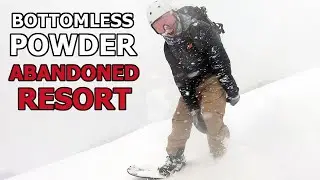 Bottomless Powder Snowboarding | Abandoned Resort Chile