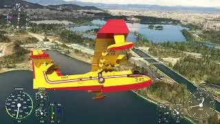 [MSFS] Fly De Havilland Canada CL-415 around Summer Palace with Xbox