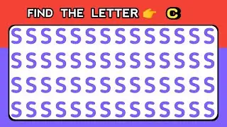 99% Fail  | Only Genius Can Find | Number & Letter Edition.