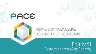Edit MSI (AppSearch) - PACE Suite 5.5.x