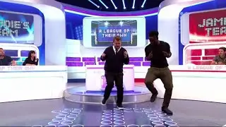 Micah Richards & James Corden Dancing - A League of their own UK
