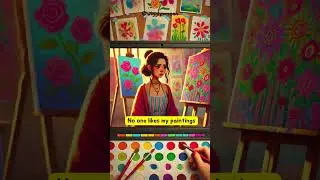 Maya's Painting - Super Short Story With Moral #shortstoryforkids #shortstorytime #moralstory