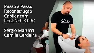 Passo a passo da reconstru&ccedil;&atilde;o capilar com REGENER K.PRO