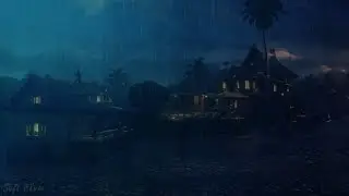 Heavy Rain Sounds for Sleeping 🖤 No Music, No Talking | Deep Sleep ASMR | Soft Flow