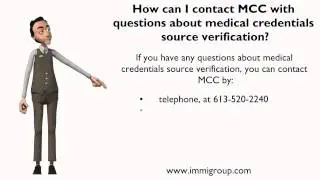 How can I contact MCC with questions about medical credentials source verification?