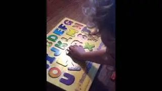 Melissa and Doug alphabet puzzle