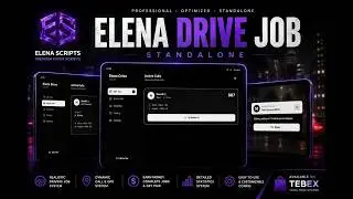 Elena Drive- Premium FiveM Uber/Taxi Script | ESX & QBCore Support Standalone