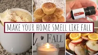 5 WAYS TO MAKE YOUR HOME SMELL LIKE FALL | Cozy, Autumn Scents | Simply Earth Essential Oils October